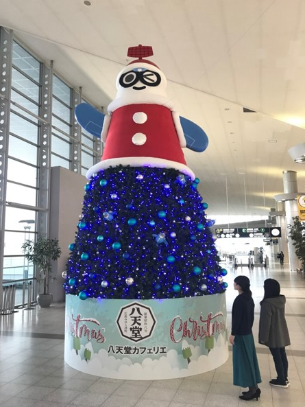 広島空港冬季装飾2