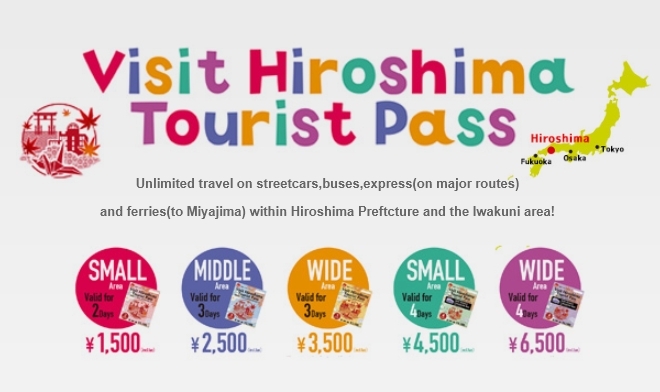 New “Visit Hiroshima Tourist Pass” is available now!