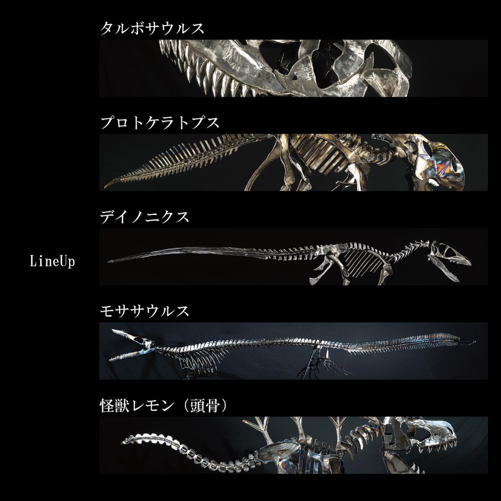 鉄製恐竜骨格展開チラシ2