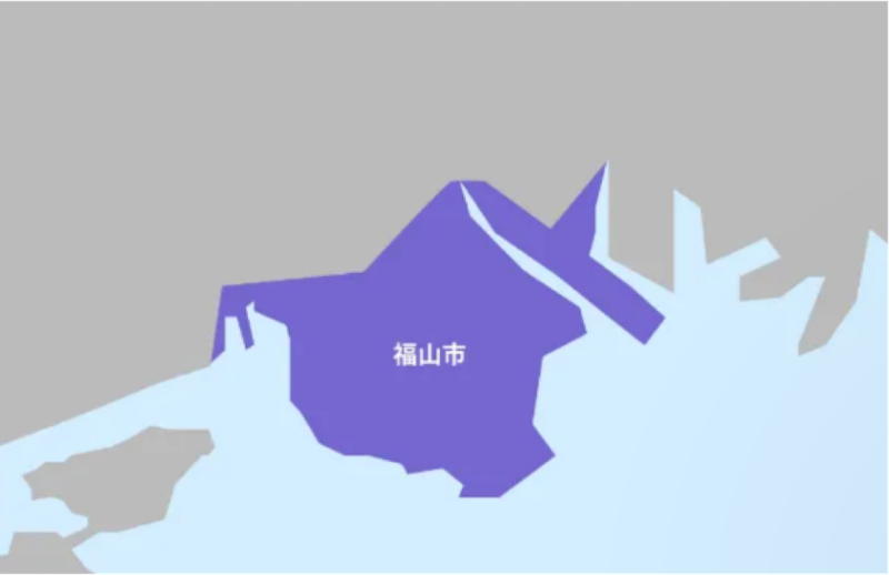 福山市マップ