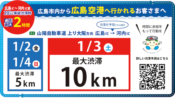 広島-河内IC間案内