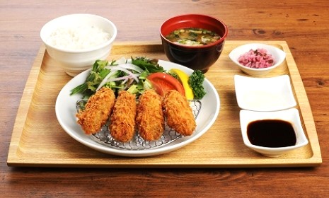 Fried Hiroshima Oyster Plate