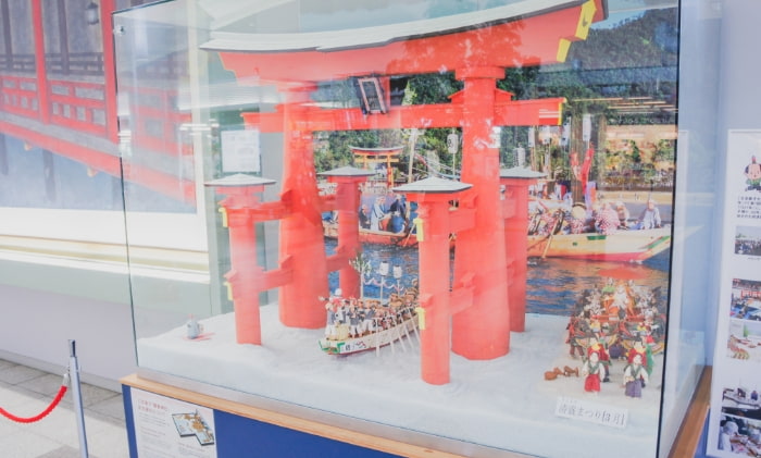 工芸菓子「嚴島神社」