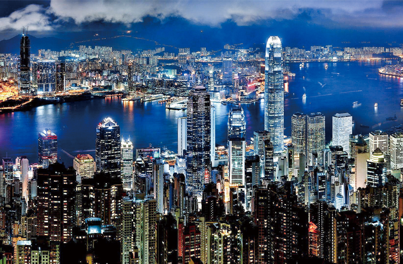香港の夜景